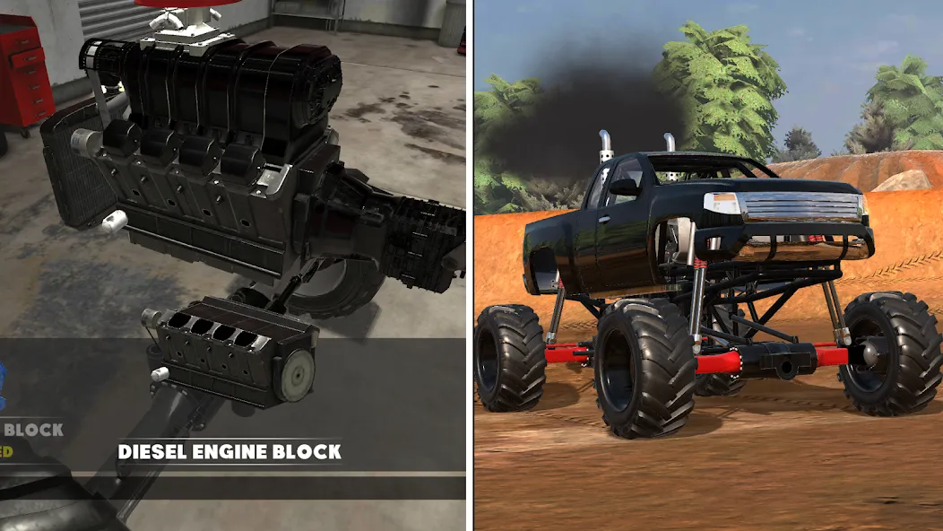 Trucks Off Road [MOD: безлимитные деньги и мощные грузовики] Screenshot 2