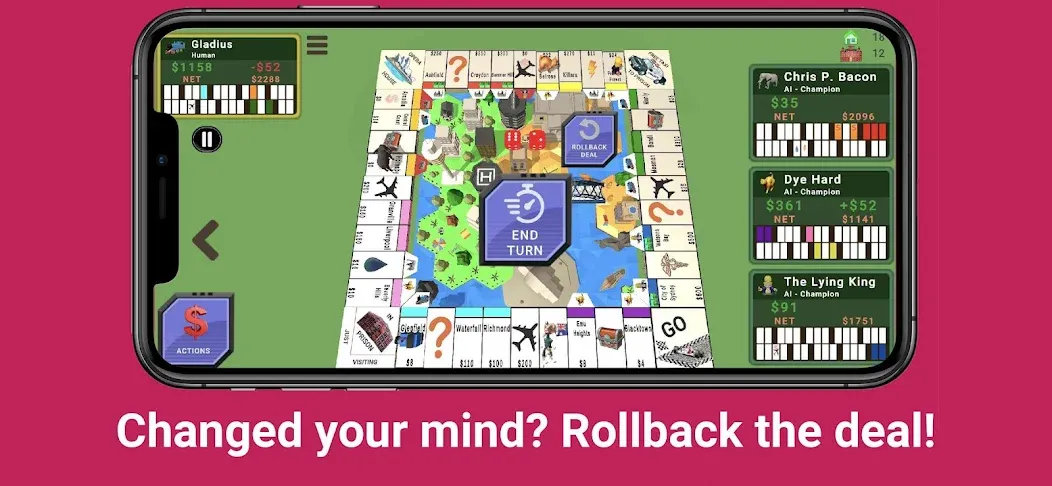 Quadropoly - Monopolist Tycoon [MOD: безлимитные деньги и ресурсы] Screenshot 4