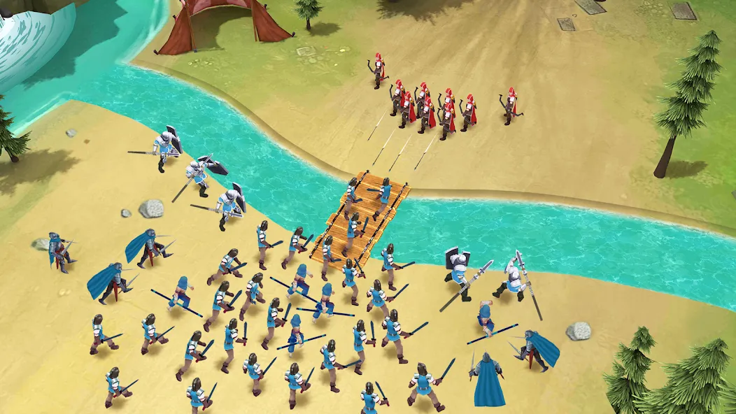 Kingdom Clash - Strategy Game [MOD: безлимитные ресурсы и усиленная армия] Screenshot 1