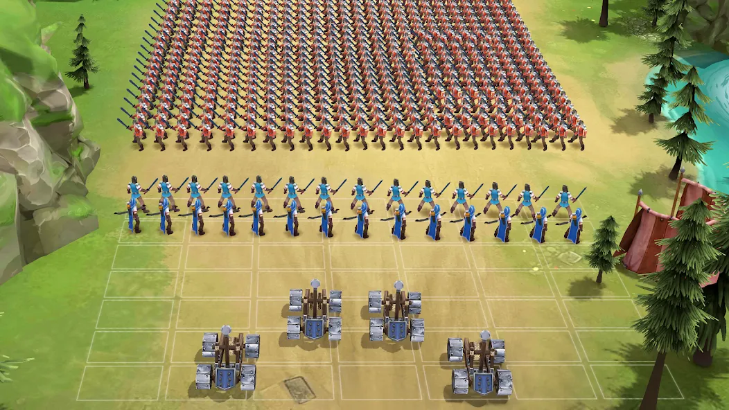 Kingdom Clash - Strategy Game [MOD: безлимитные ресурсы и усиленная армия] Screenshot 2