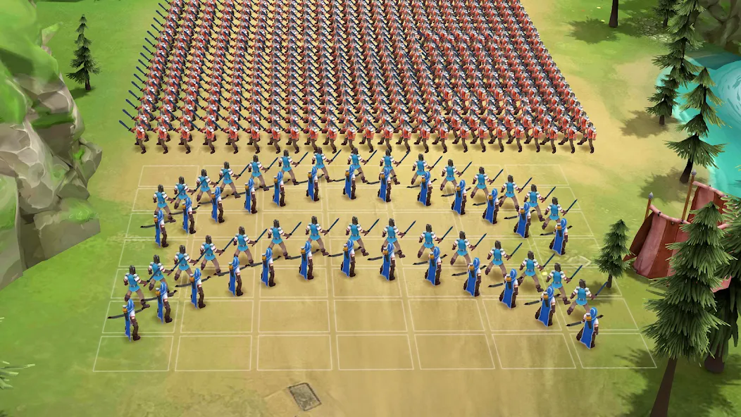 Kingdom Clash - Strategy Game [MOD: безлимитные ресурсы и усиленная армия] Screenshot 3