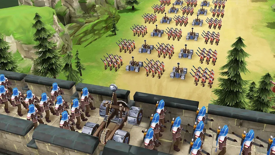 Kingdom Clash - Strategy Game [MOD: безлимитные ресурсы и усиленная армия] Screenshot 4
