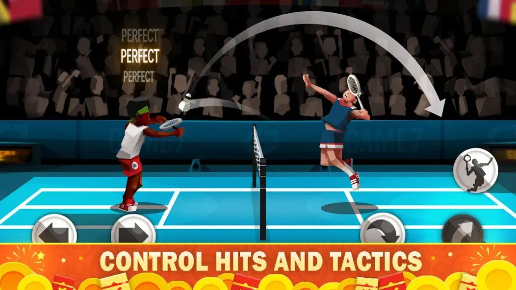 Badminton League [MOD: безлимитные деньги и энергия] Screenshot 1