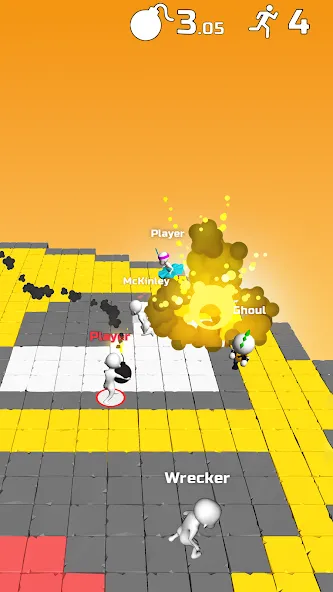 Do Not Boom .io - Tag io game [MOD: взрывная игра в жанре io без ограничений] Screenshot 4