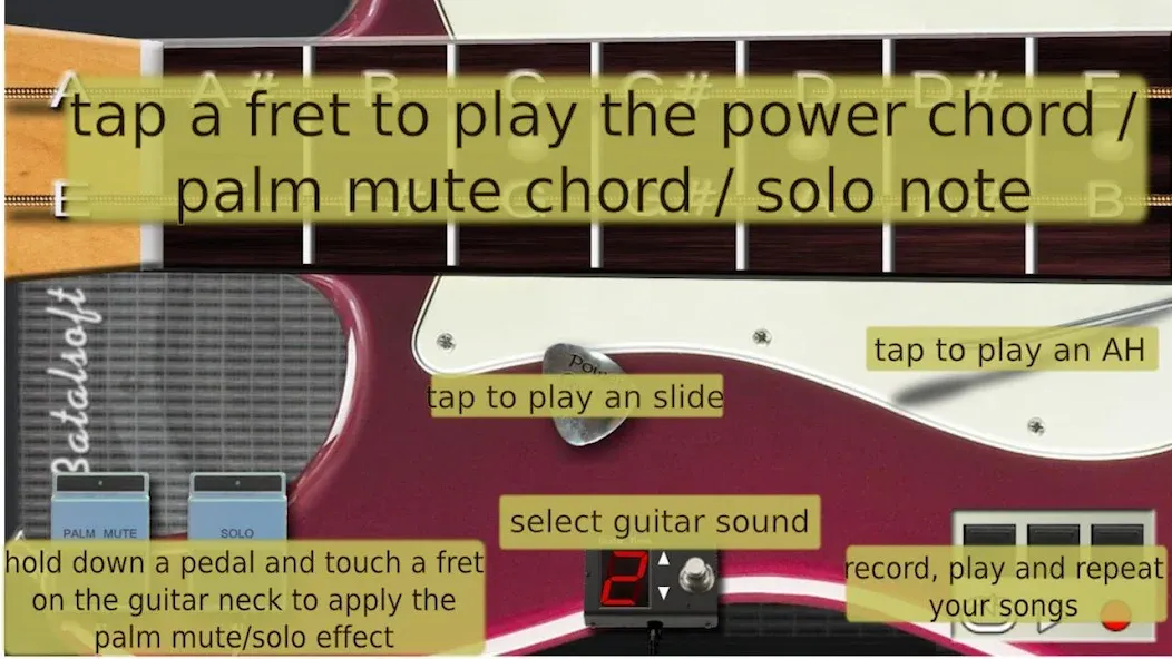 Power guitar HD [MOD: улучшенная графика и без рекламы] Screenshot 4
