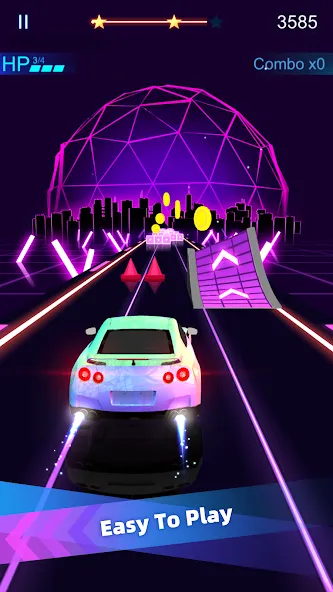 Music Racing GT: EDM &amp; Cars [MOD: много денег и все машины] Screenshot 1