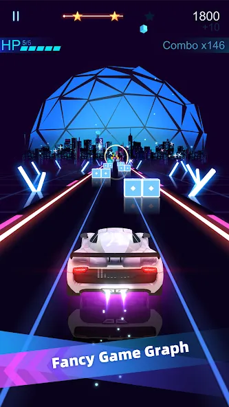 Music Racing GT: EDM &amp; Cars [MOD: много денег и все машины] Screenshot 3