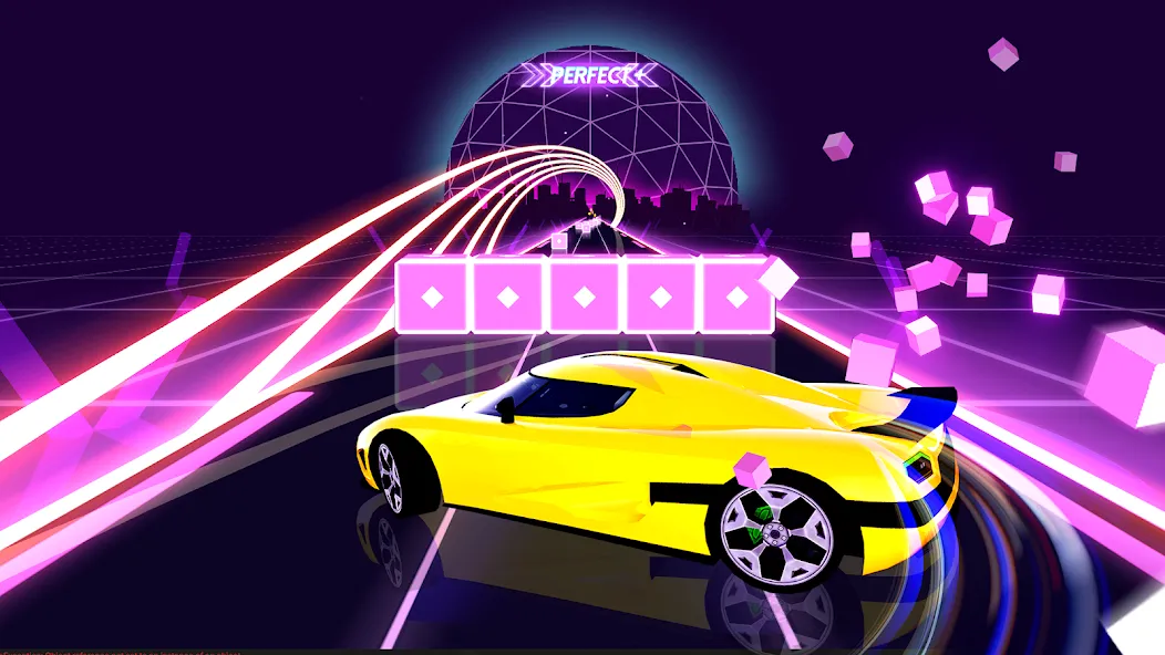 Music Racing GT: EDM &amp; Cars [MOD: много денег и все машины] Screenshot 5