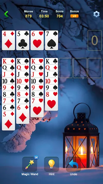 Solitaire - Classic Card Games [MOD: без рекламы и безлимитные подсказки] Screenshot 3