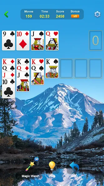 Solitaire - Classic Card Games [MOD: без рекламы и безлимитные подсказки] Screenshot 5