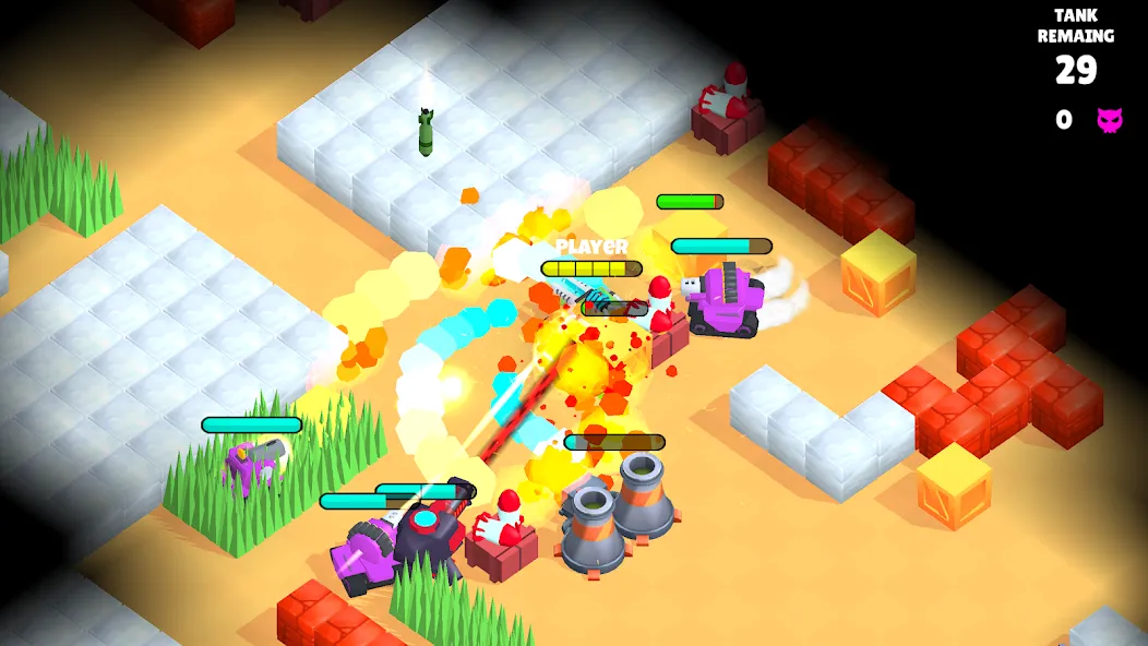 Super Tank Hero [MOD: безлимитные деньги и усиленная броня] Screenshot 2