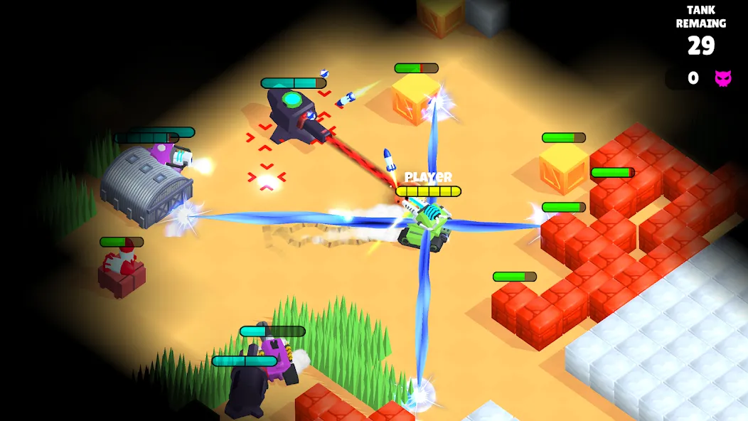 Super Tank Hero [MOD: безлимитные деньги и усиленная броня] Screenshot 3