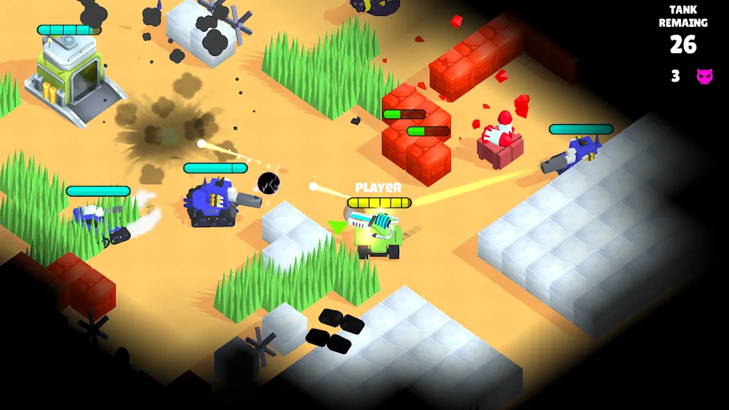 Super Tank Hero [MOD: безлимитные деньги и усиленная броня] Screenshot 4