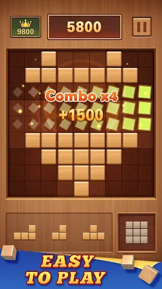Wood Block 99 - Sudoku Puzzle [MOD: безлимитные ходы и подсказки] Screenshot 3