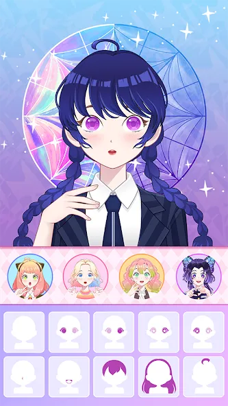 Anime Avatar Maker ASMR [MOD: безлимитные монеты и все предметы] Screenshot 3