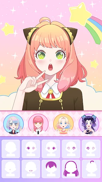 Anime Avatar Maker ASMR [MOD: безлимитные монеты и все предметы] Screenshot 4