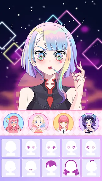 Anime Avatar Maker ASMR [MOD: безлимитные монеты и все предметы] Screenshot 5