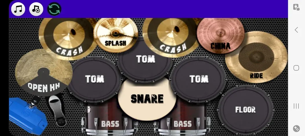 Drum Studio: Bateria Virtual [MOD: реалистичная виртуальная барабанная установка] Screenshot 1