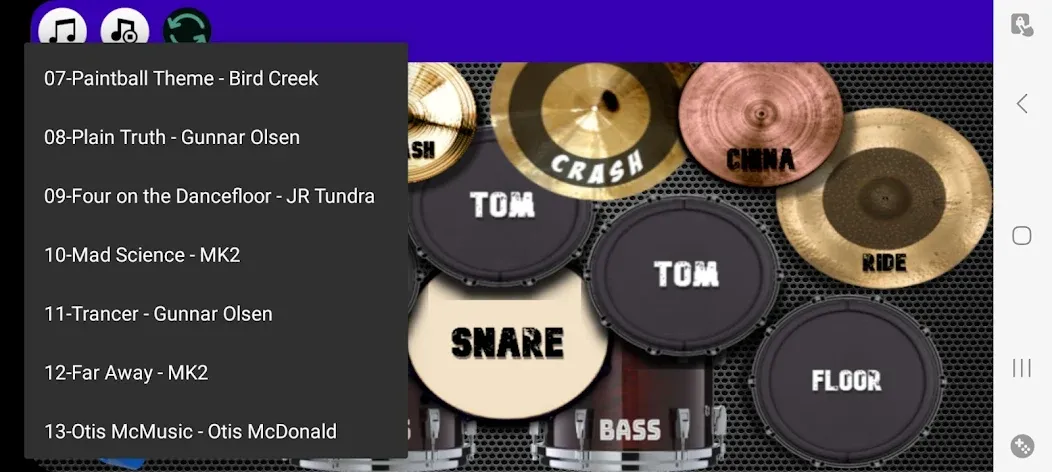 Drum Studio: Bateria Virtual [MOD: реалистичная виртуальная барабанная установка] Screenshot 2