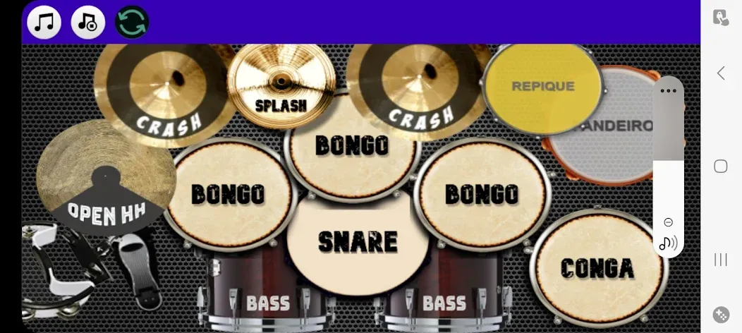 Drum Studio: Bateria Virtual [MOD: реалистичная виртуальная барабанная установка] Screenshot 3