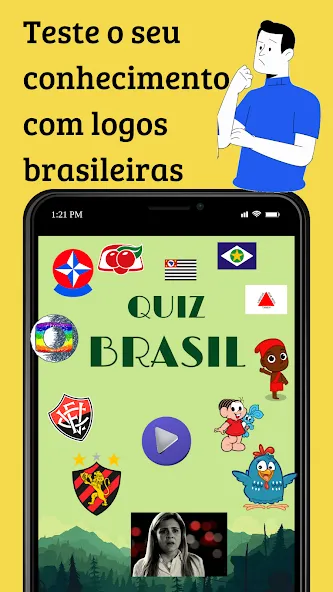 Quiz Brasil [MOD: безлимитные подсказки и правильные ответы] Screenshot 1