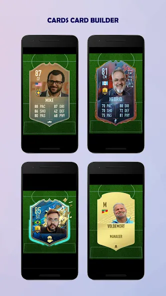 UT Card Builder 24 [MOD: безлимитные монеты и наборы] Screenshot 4