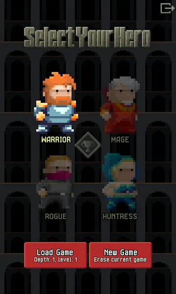 Pixel Dungeon ML [MOD: безлимитные ресурсы и усиленные герои] Screenshot 3