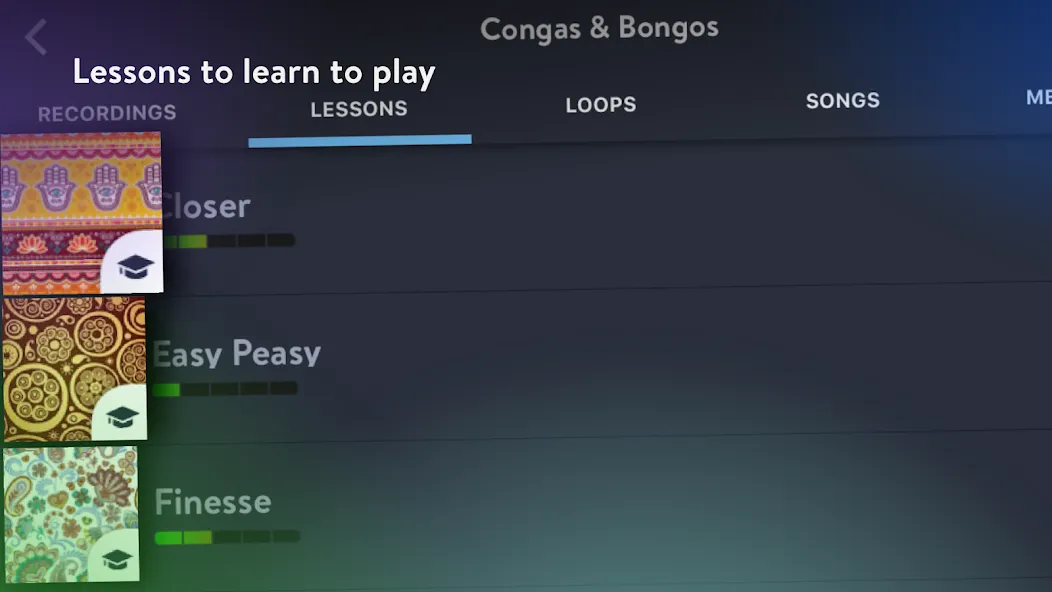 Congas &amp; Bongos: percussion [MOD: без рекламы и открыты все инструменты] Screenshot 4