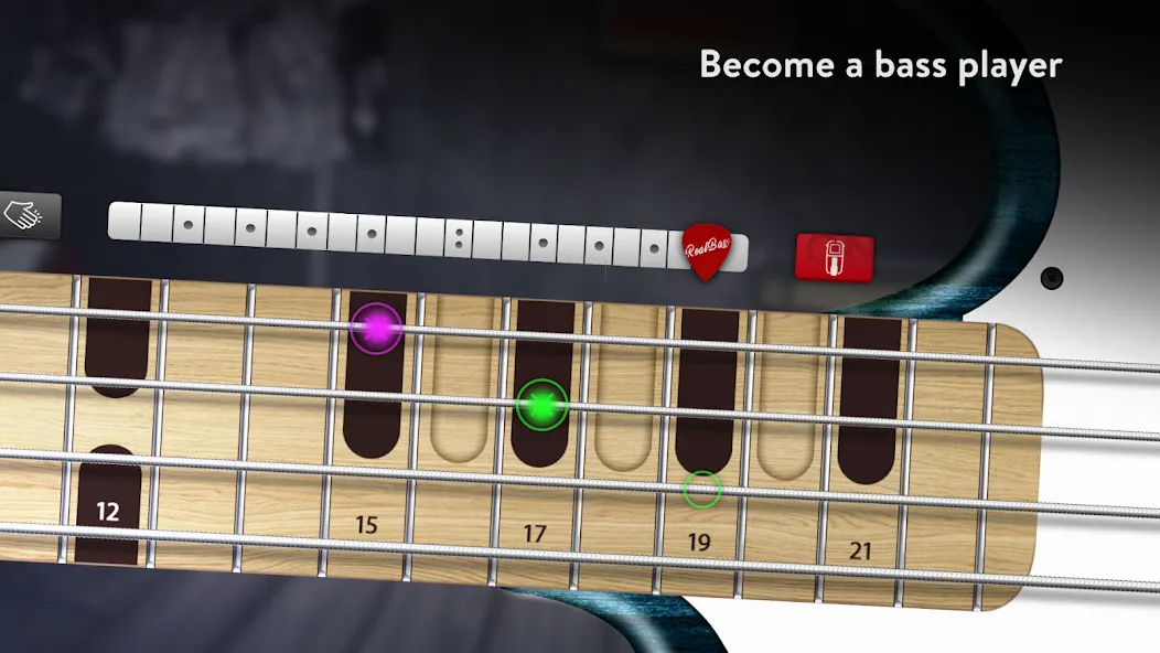 Real Bass: bass guitar [MOD: безлимитные ноты и все струны открыты] Screenshot 4