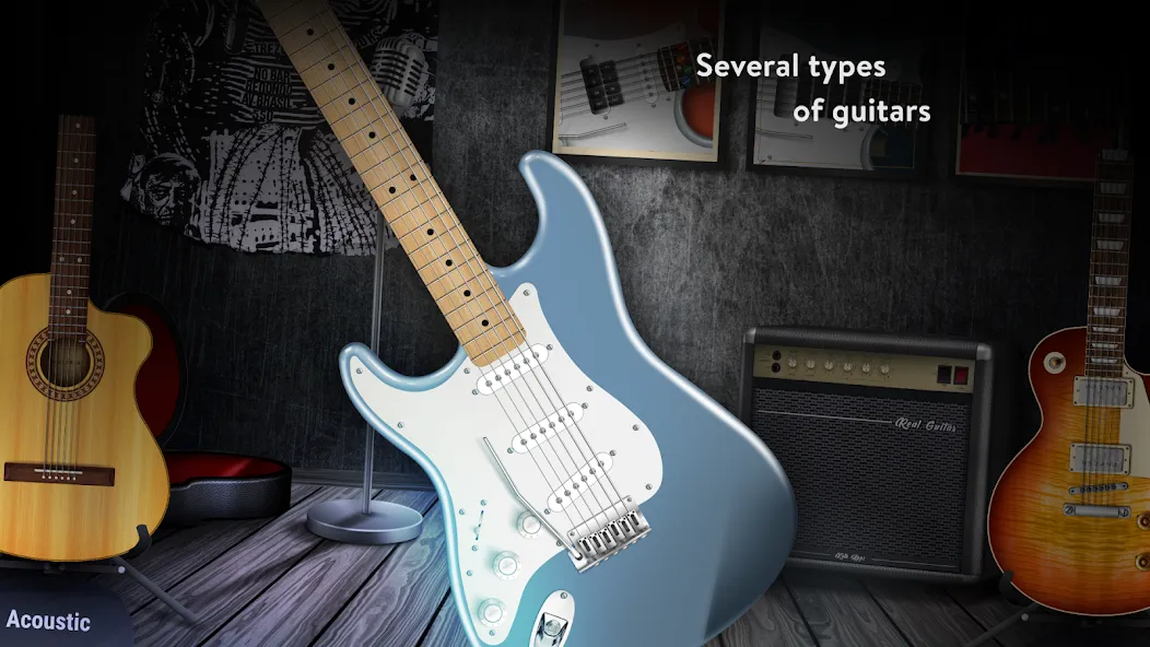 Real Guitar: lessons &amp; chords [MOD: открыты все уроки и аккорды] Screenshot 3