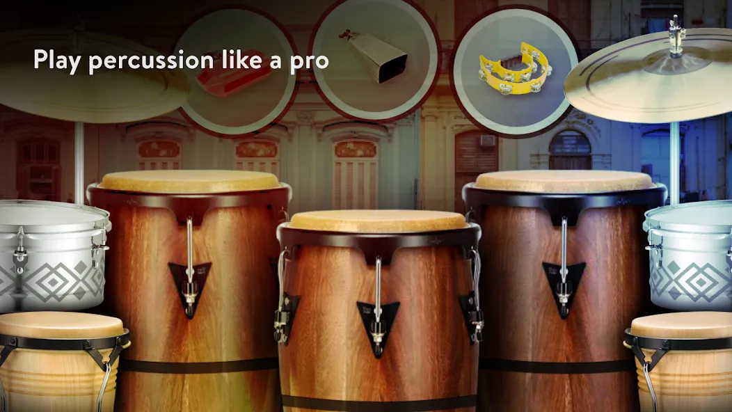 Real Percussion: instruments [MOD: безлимитные деньги и все инструменты] Screenshot 1