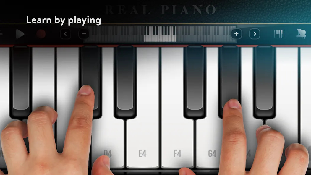 Real Piano electronic keyboard [MOD: реалистичное пианино без ограничений] Screenshot 1