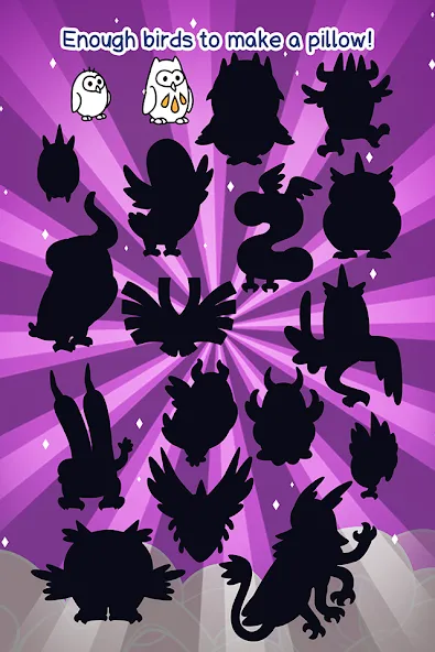 Birds Evolution: Merge Game [MOD: много денег и алмазов] Screenshot 4