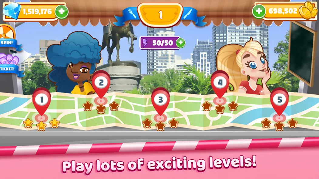 Boston Donut Truck: Food Game [MOD: безлимитные деньги и ресурсы] Screenshot 4
