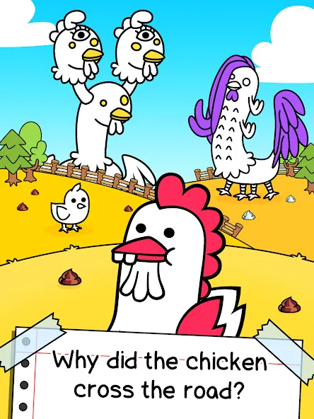 Chicken Evolution: Idle Game [MOD: много денег и быстрый прогресс] Screenshot 5