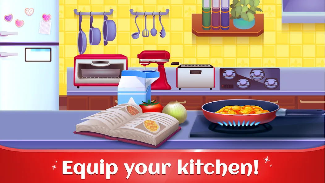 Cookbook Master: Cooking Games [MOD: безлимитные деньги и все рецепты] Screenshot 1