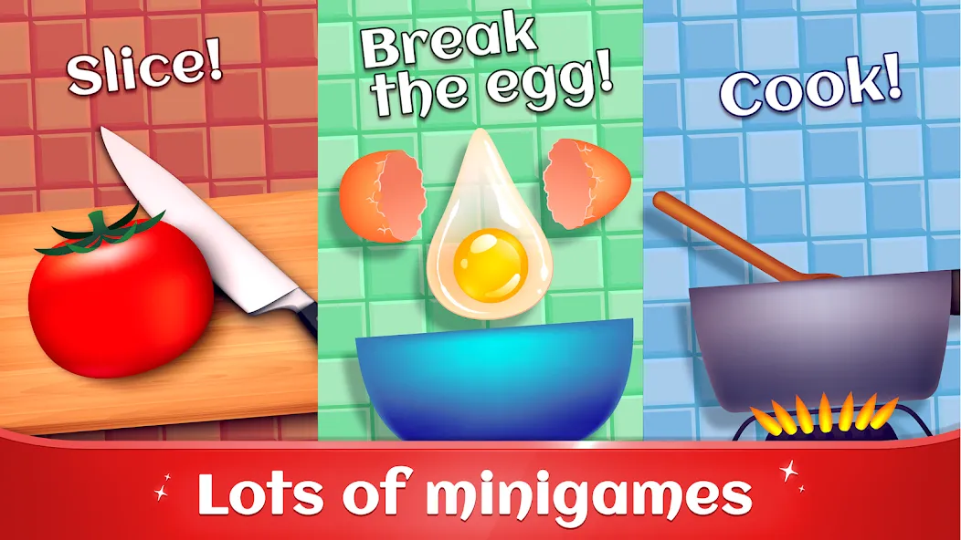 Cookbook Master: Cooking Games [MOD: безлимитные деньги и все рецепты] Screenshot 4