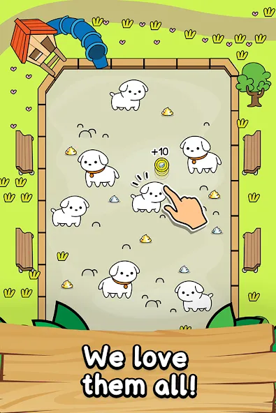 Dog Evolution: Idle Merge Game [MOD: безлимитные деньги и алмазы] Screenshot 2