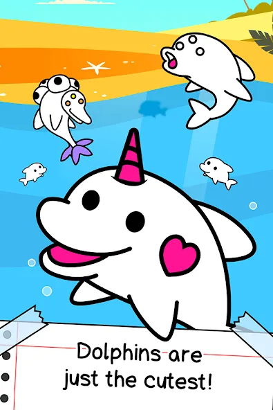 Dolphin Evolution: Idle Mutant [MOD: безлимитные деньги и ресурсы] Screenshot 1
