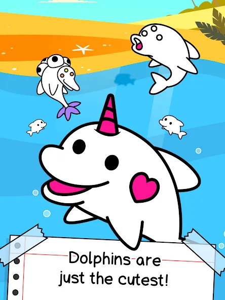 Dolphin Evolution: Idle Mutant [MOD: безлимитные деньги и ресурсы] Screenshot 5
