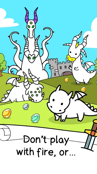 Merge Dragon Evolution: Fusion [MOD: безлимитные монеты и ресурсов] Screenshot 1