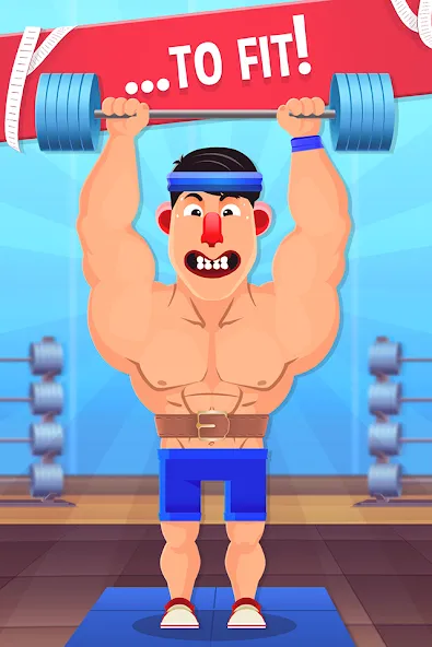 Fat No More: Sports Gym Game! [MOD: безлимитные деньги и премиум-доступ] Screenshot 2