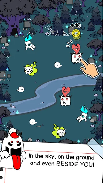 Ghost Evolution: Merge Spirits [MOD: много духов и быстрая эволюция] Screenshot 2