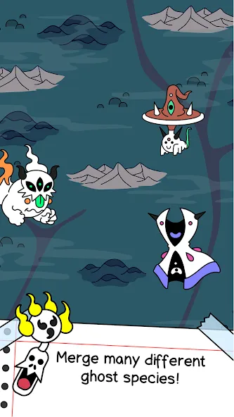 Ghost Evolution: Merge Spirits [MOD: много духов и быстрая эволюция] Screenshot 3