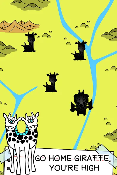 Giraffe Evolution: Idle Game [MOD: безлимитные деньги и алмазы] Screenshot 3