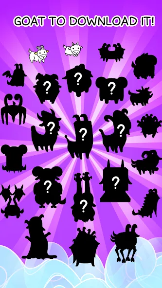 Goat Evolution: Animal Merge [MOD: безлимитные монеты и ускоренная эволюция] Screenshot 4