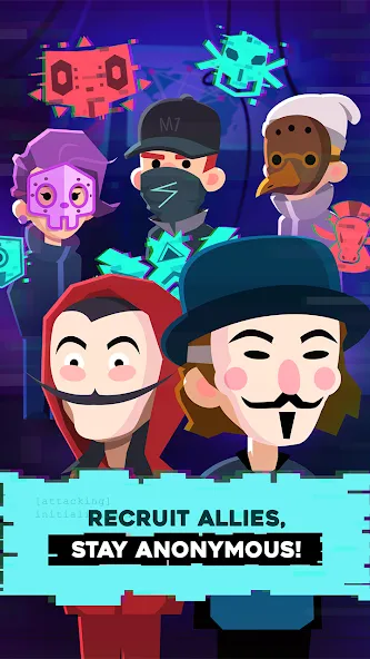 Hacking Hero: Hacker Clicker [MOD: безлимитные деньги и энергия] Screenshot 3