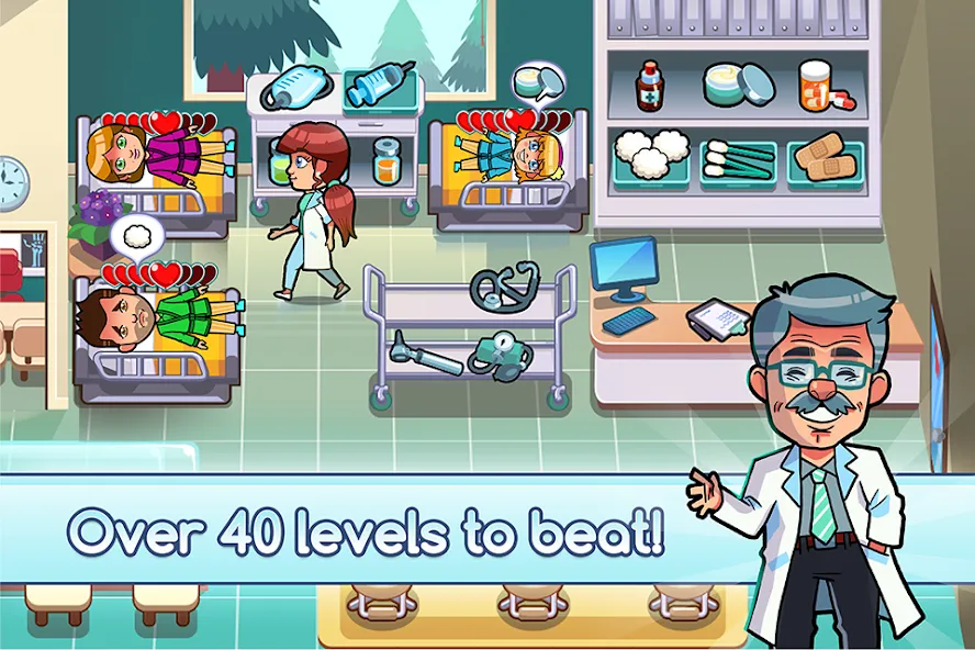 Hospital Dash Tycoon Simulator [MOD: безлимитные деньги и всё открыто] Screenshot 5