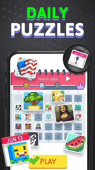 Nonogram Logic Pic: Pictogram [MOD: без рекламы и бесплатные подсказки] Screenshot 3