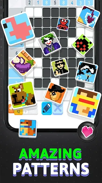 Nonogram Logic Pic: Pictogram [MOD: без рекламы и бесплатные подсказки] Screenshot 4
